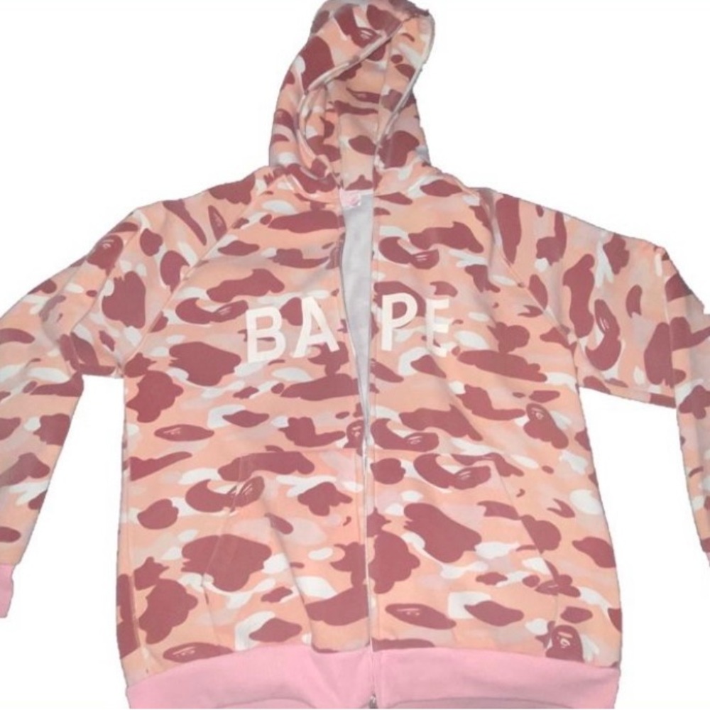 A BATHING APE CAMO PINK